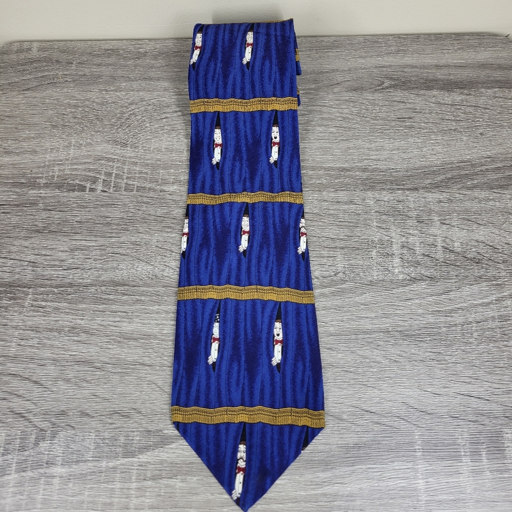 Vicky Davis Curtain Call Novelty Silk Tie Men's Made In USA